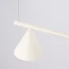 Żyrandol NOX 4L beżowa